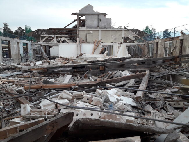 Renovierungsarbeiten Gebäude 532, Truppenübungsplatz Grafenwöhr